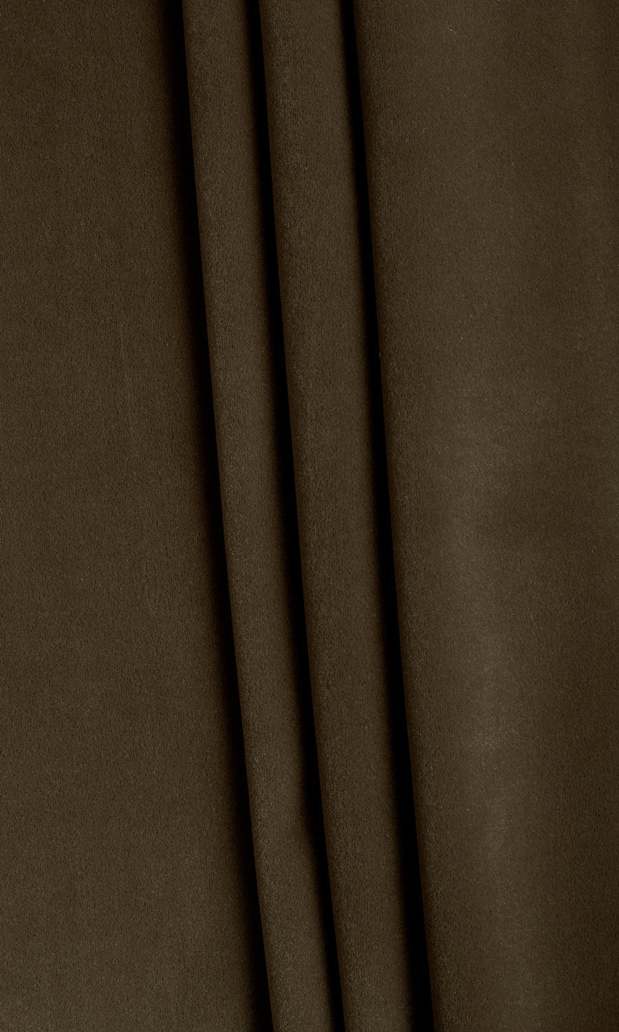 Velvet Home Textile Fabric Material Sample (Cocoa Brown)