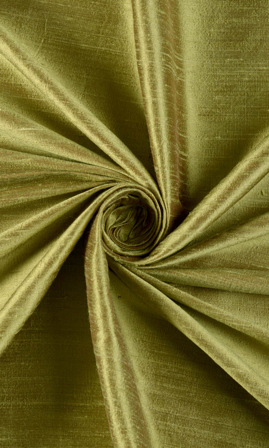Pure Silk Home Décor Fabric By the Yard (Olive Green)