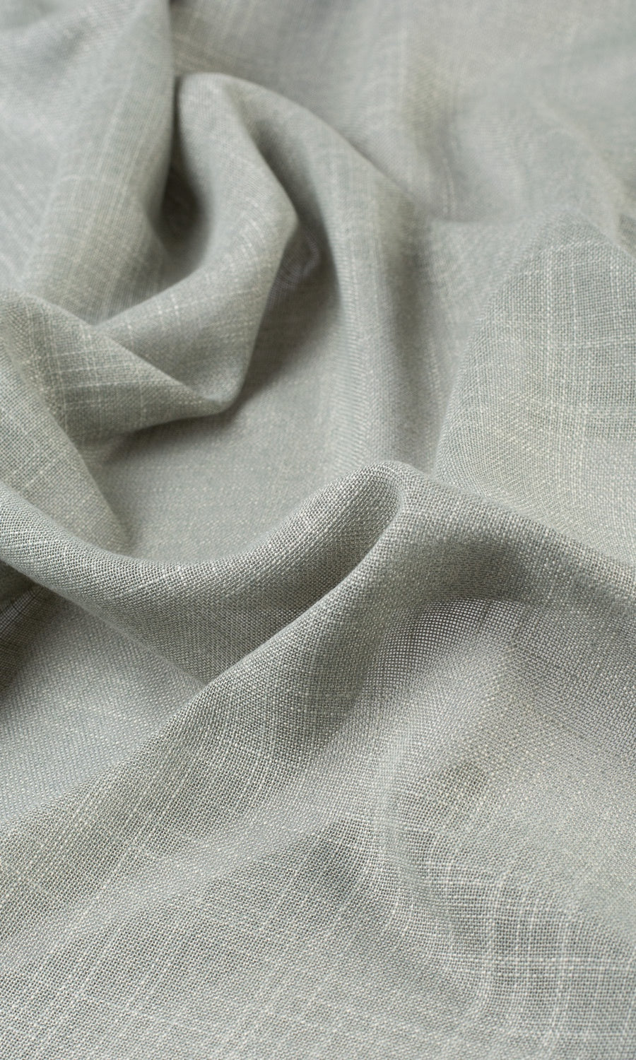 Textured Sheer Home Décor Fabric By the Yard (Green-Grey)