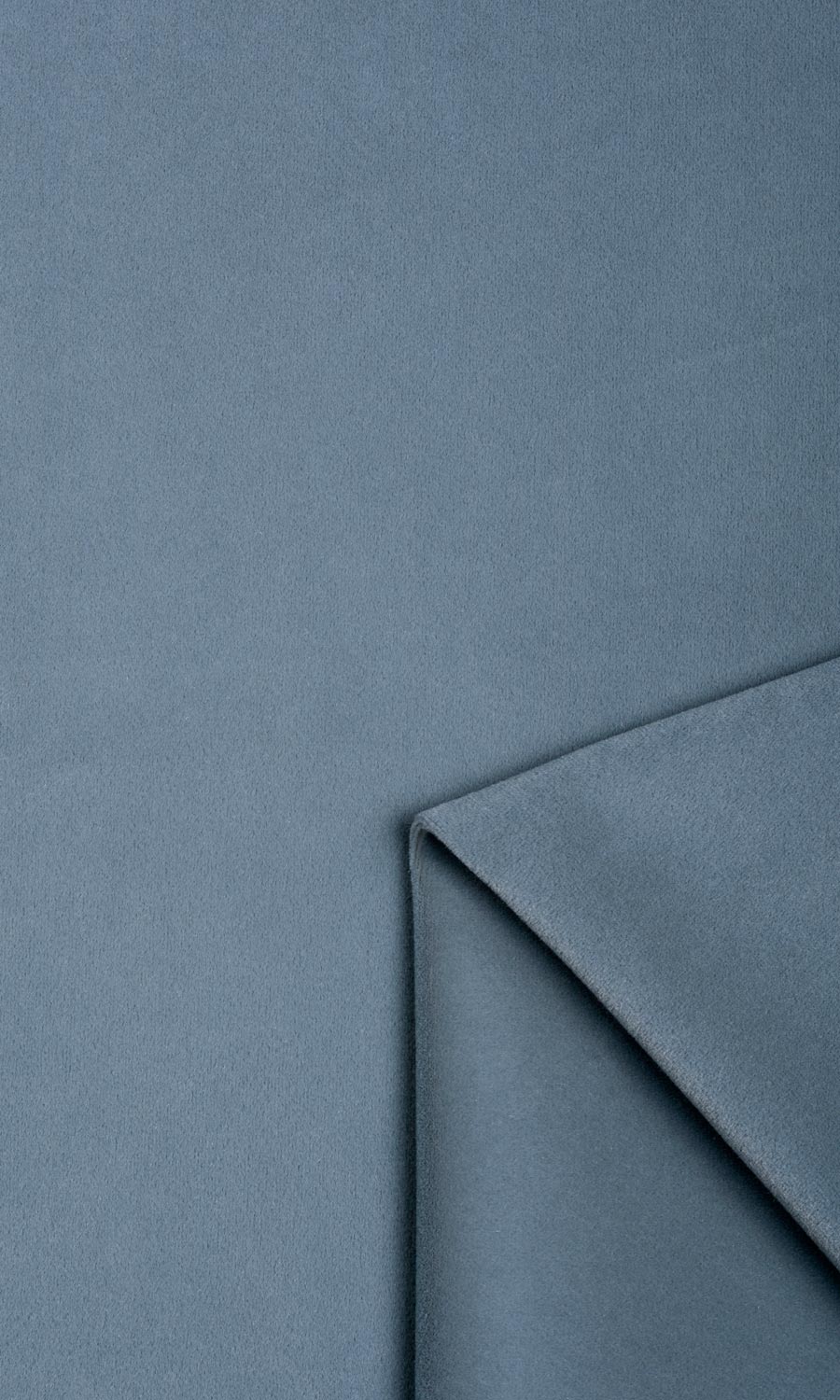 Velvet Home Textile Fabric Material By the Yard (Grey/ Blue)