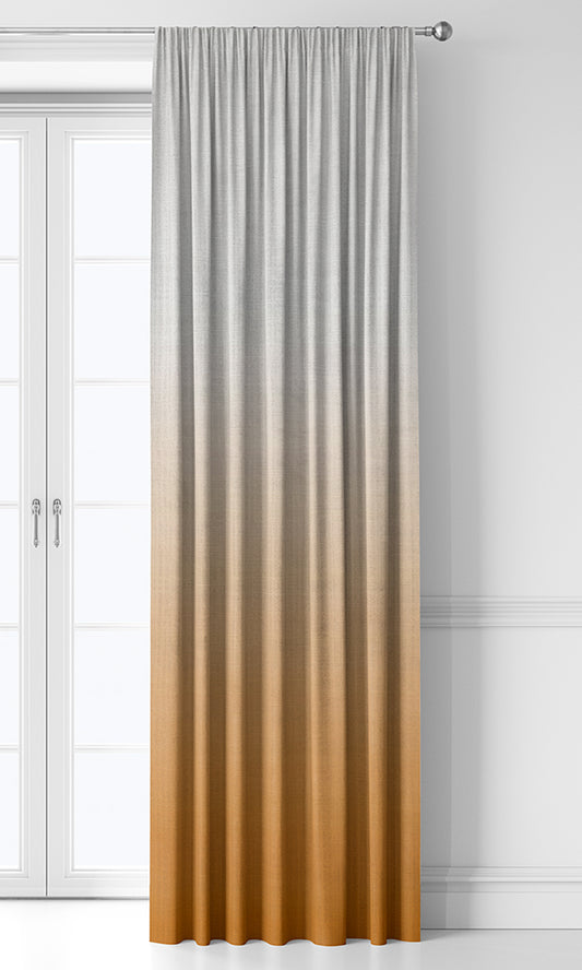 2-Tone Ombre Home Décor Fabric By the Yard (Orange)