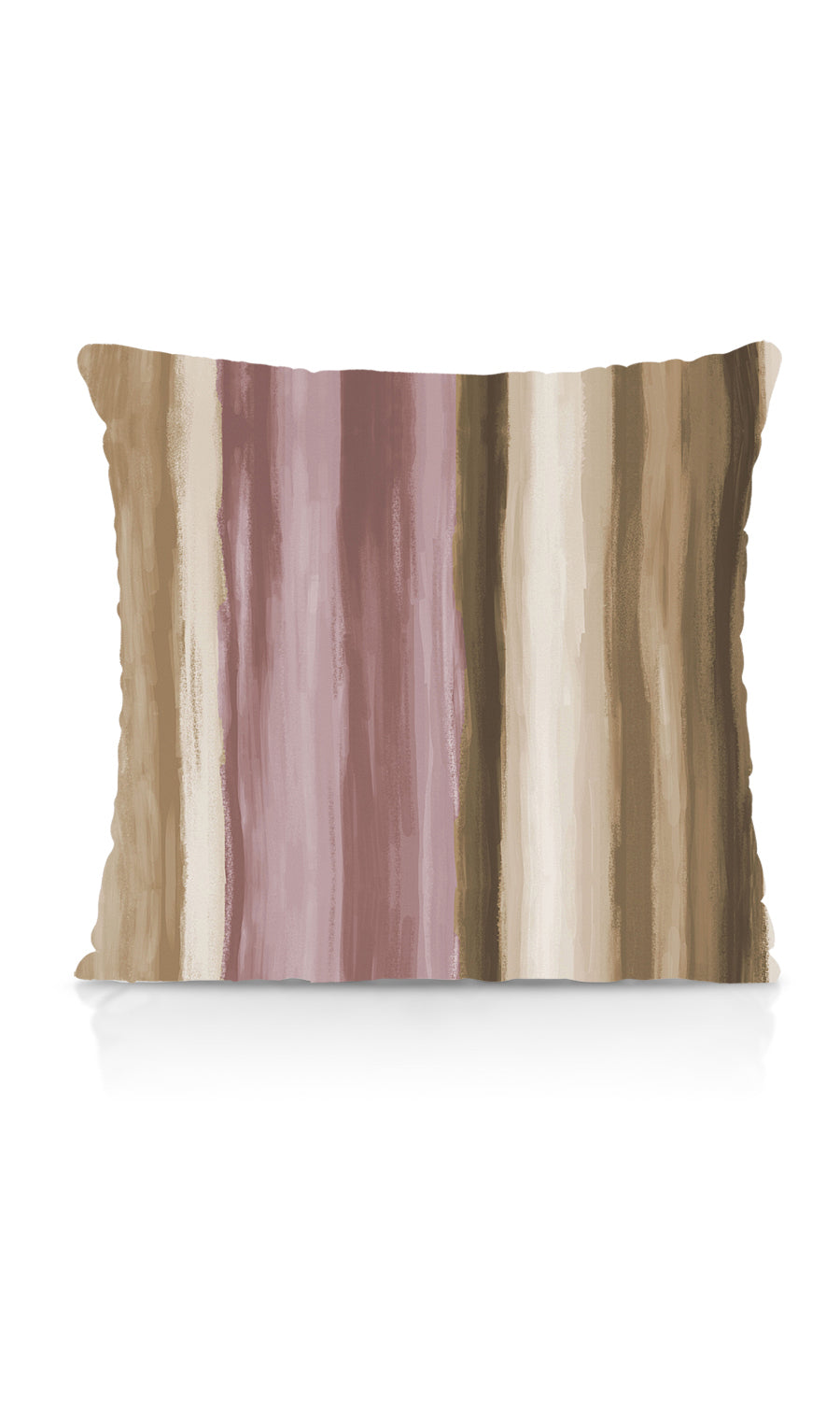 Modern Striped Fabric Material By the Yard (Pink/ Brown)