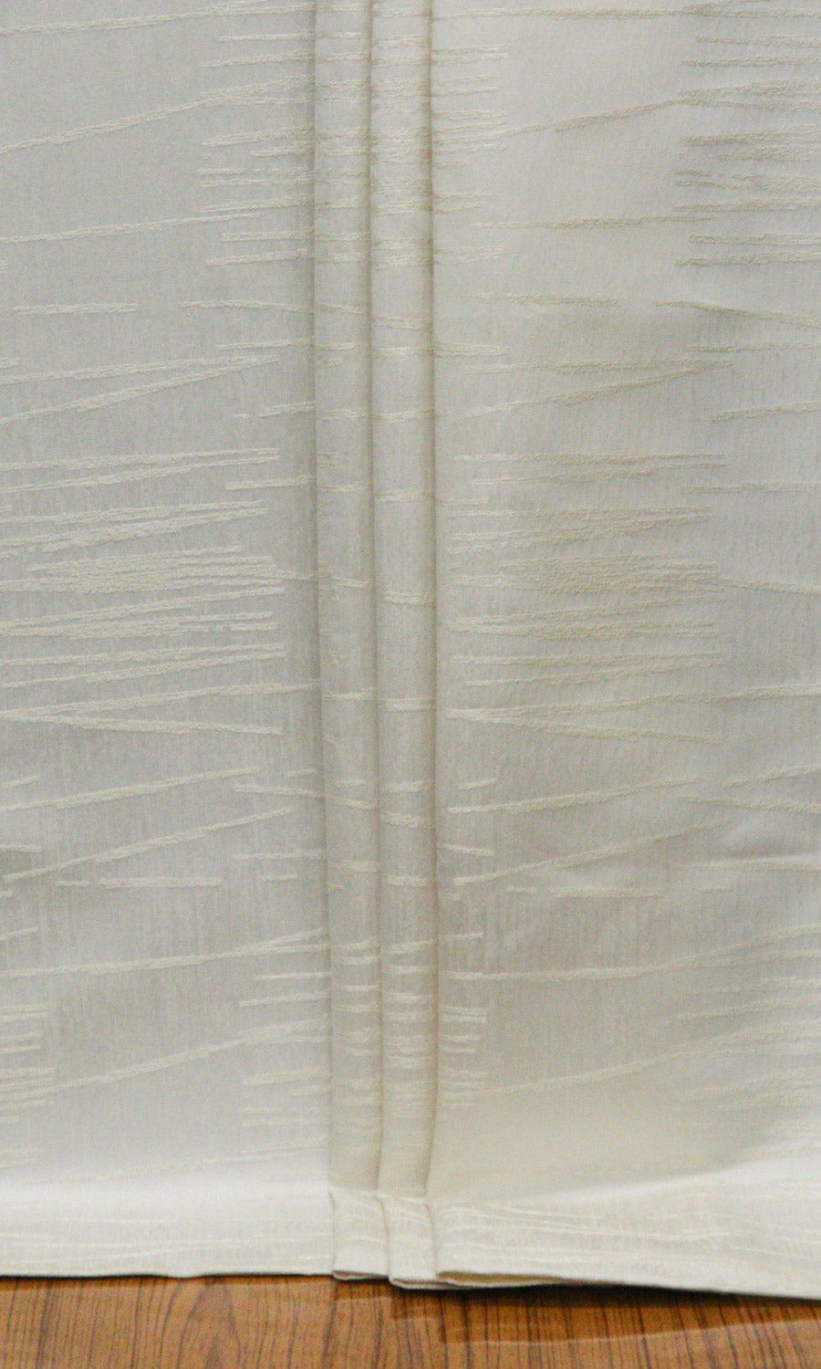 Abstract Patterned Home Textile Fabric Material By the Yard (Ivory/ Pale Beige)
