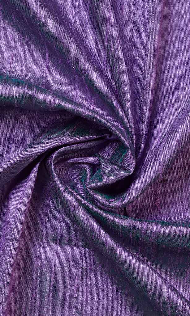 Pure Silk Home Décor Fabric By the Yard (Purple/ Iris)
