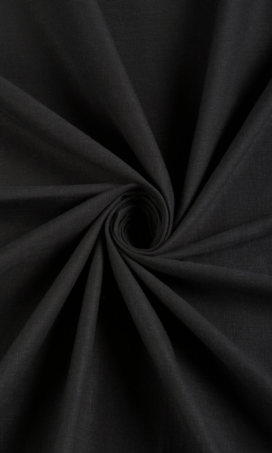 Poly-Cotton Window Treatments Fabric Sample (Charcoal)