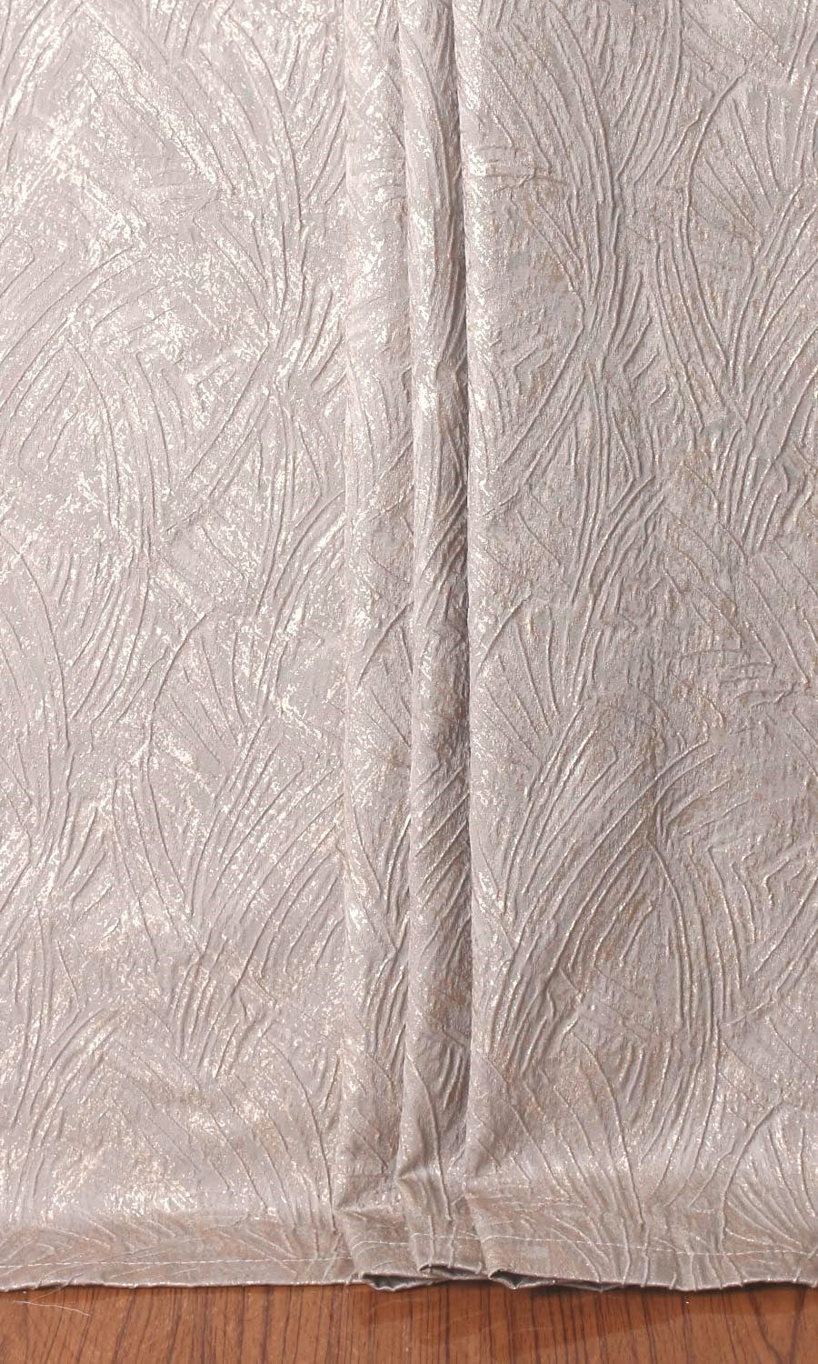 Self-Patterned Poly-Cotton Home Textile Fabric Material By the Yard (Purple-Grey)