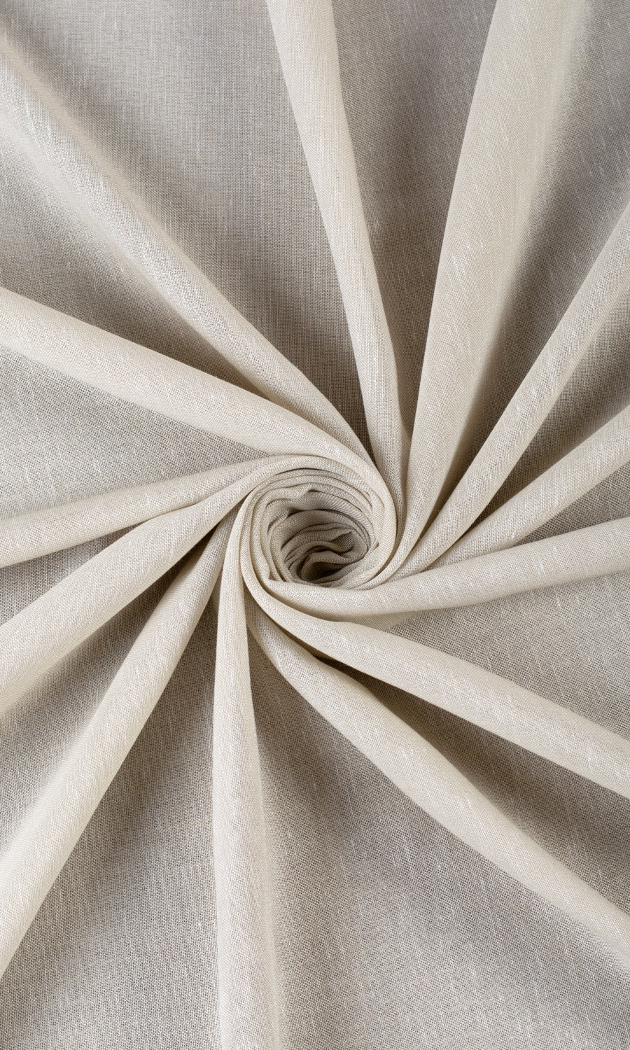 Plain Sheer Window Treatments Fabric By the Yard (Gre-ige)