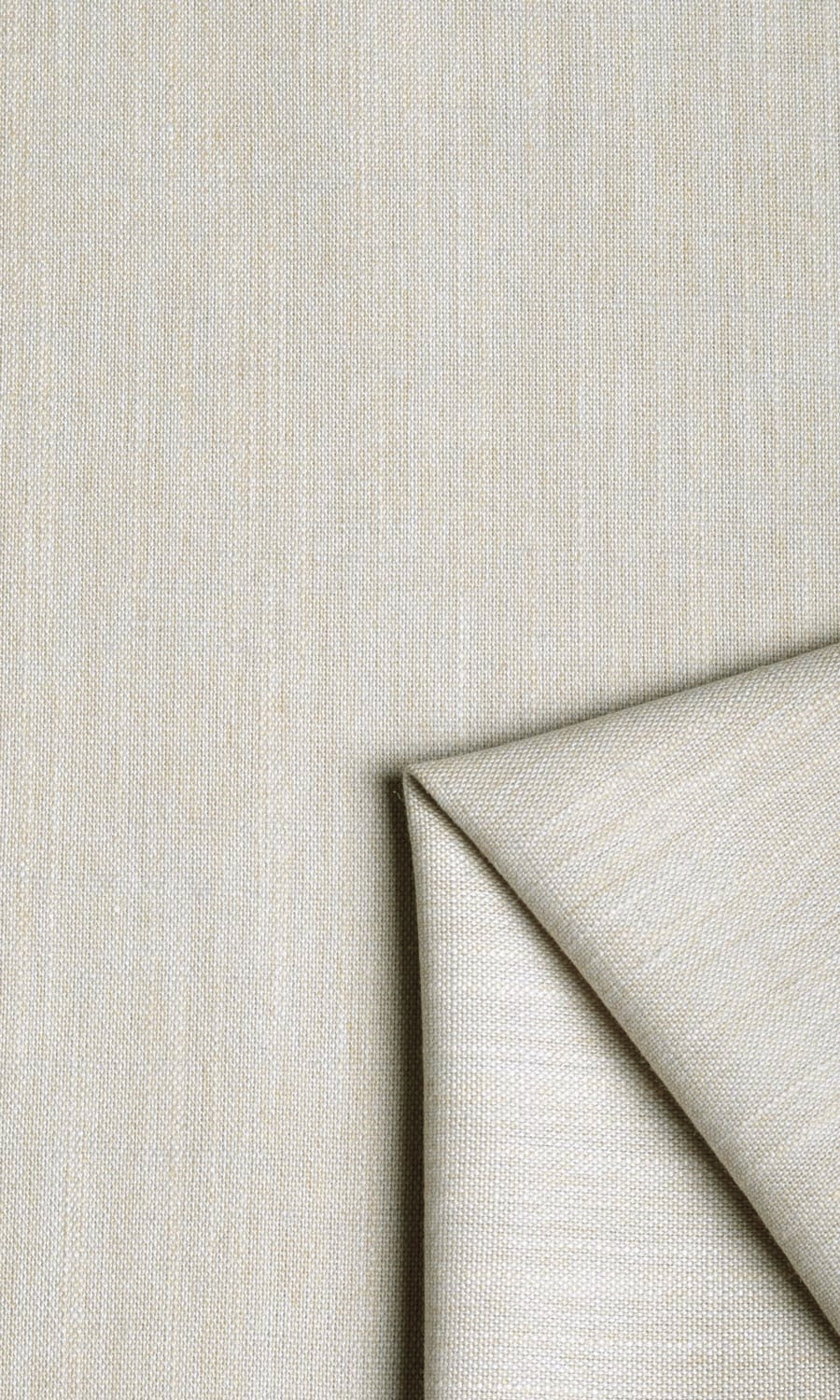 Plain Linen Texture Free Fabric Material Sample (Pale Grey/ Ivory)