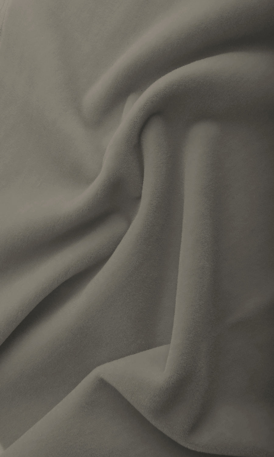 Velvet Home Textile Fabric Material By the Yard (Grey)