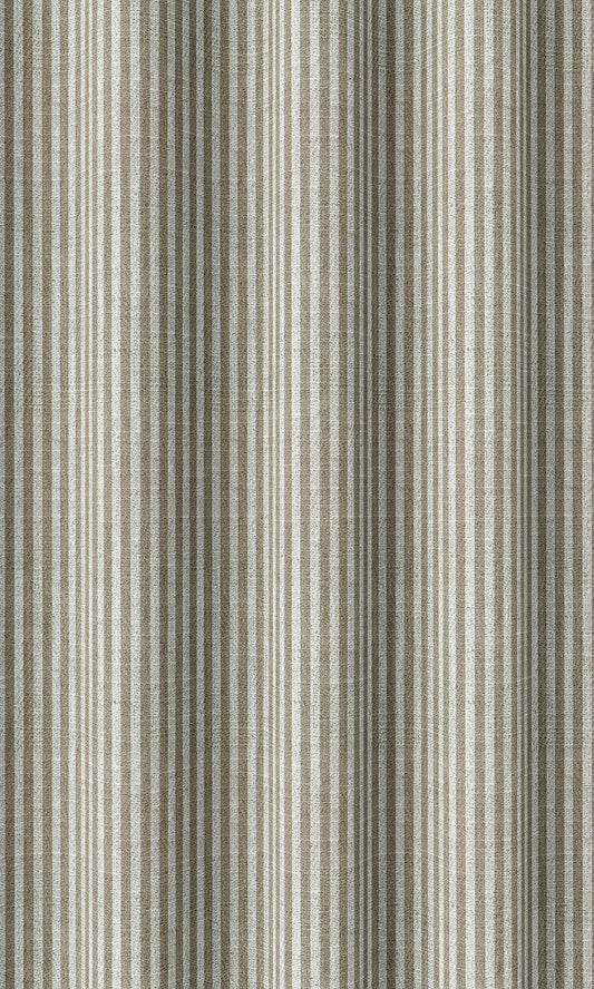 Striped Print Home Décor Fabric By the Yard (Brown/ Beige)