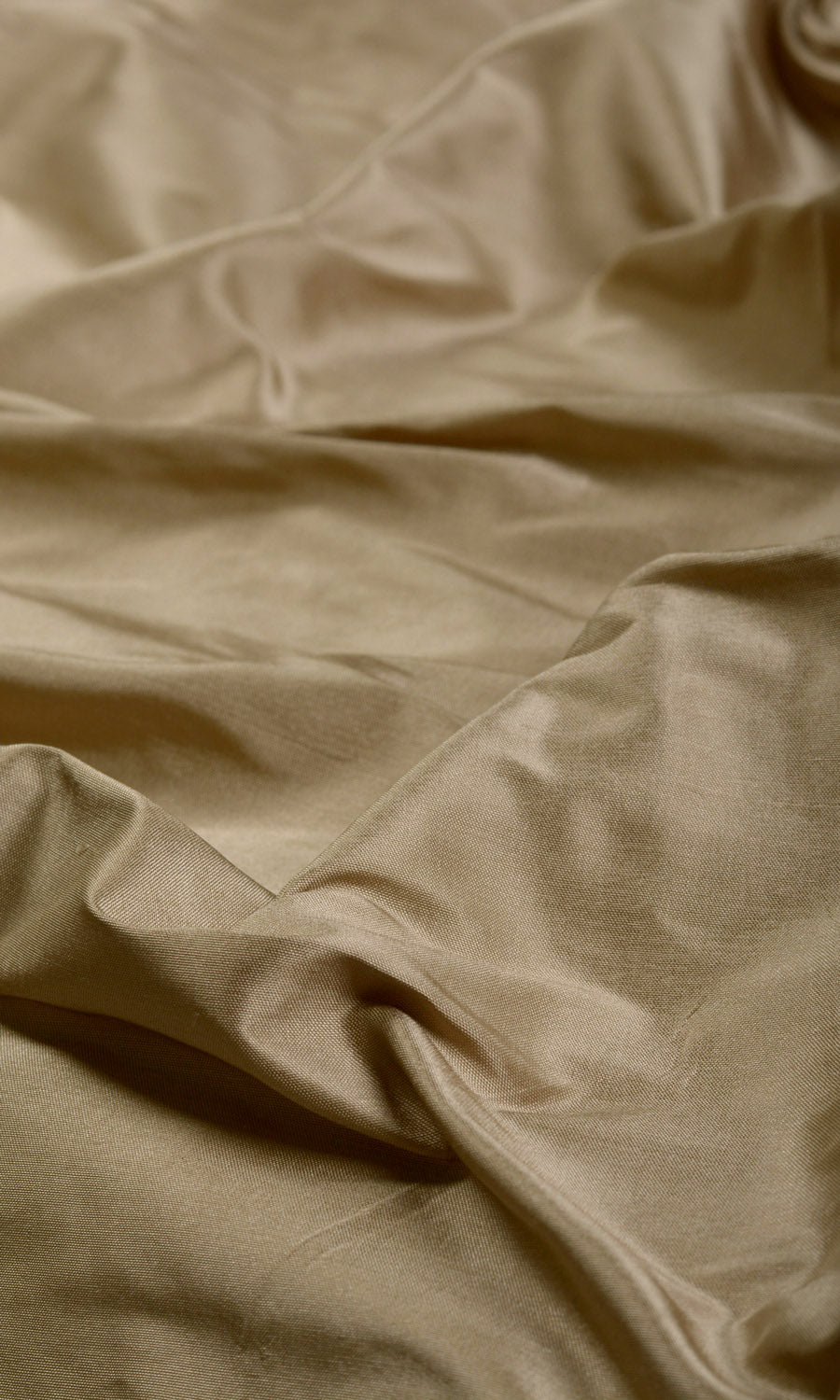Shantung Silk Home Textile Fabric Material Sample (Brown)