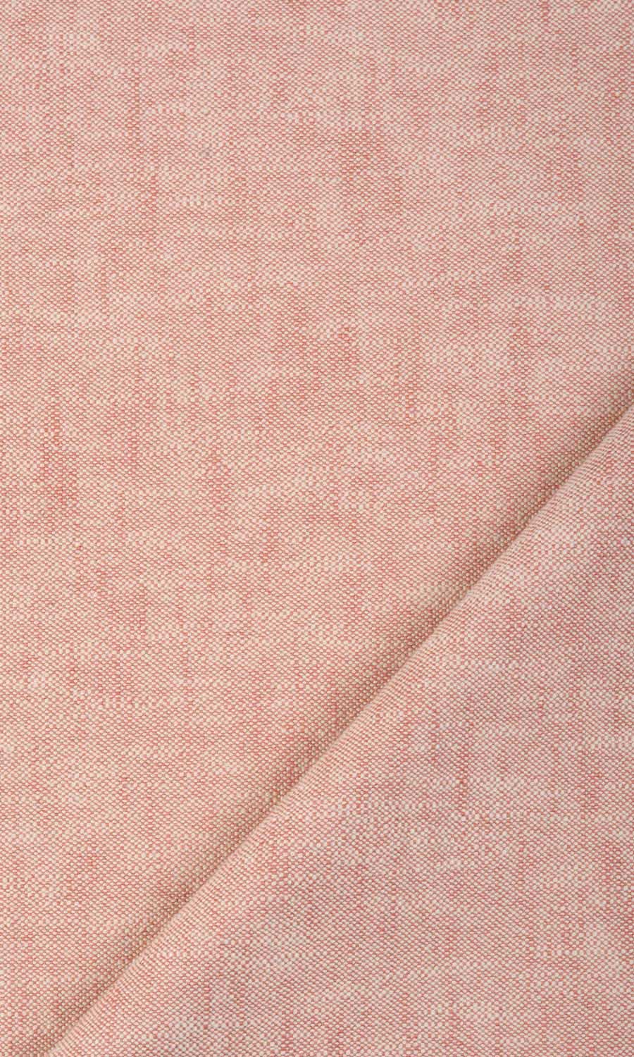 Plain Cotton Home Textile Fabric Material Sample (Coral Red)