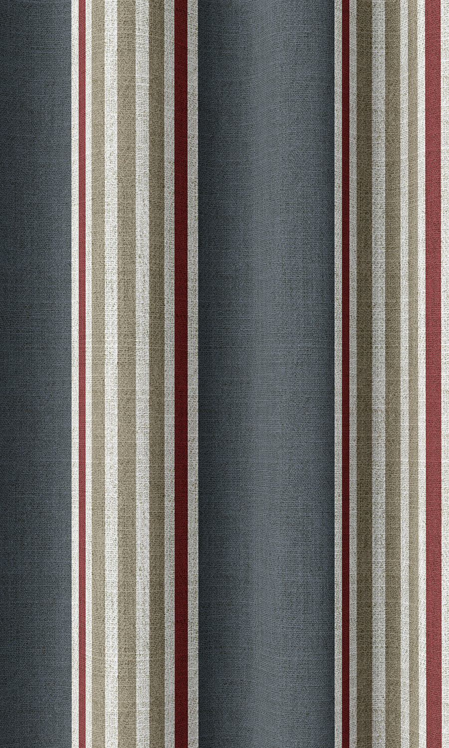 Modern Geometric Print Home Décor Fabric Sample (Grey/ Red)