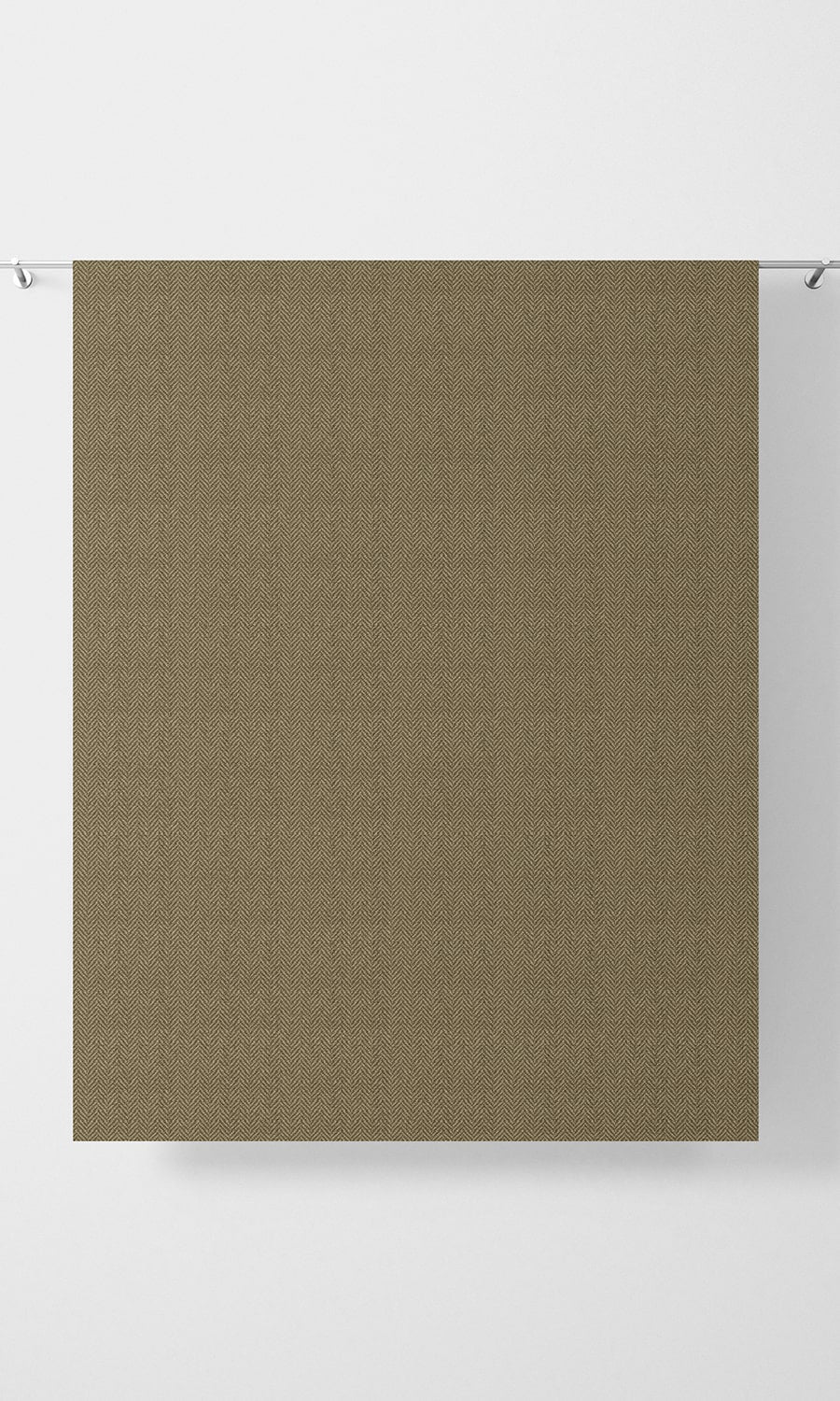 Herringbone Textured Fabric Material By the Yard (Olive Green)