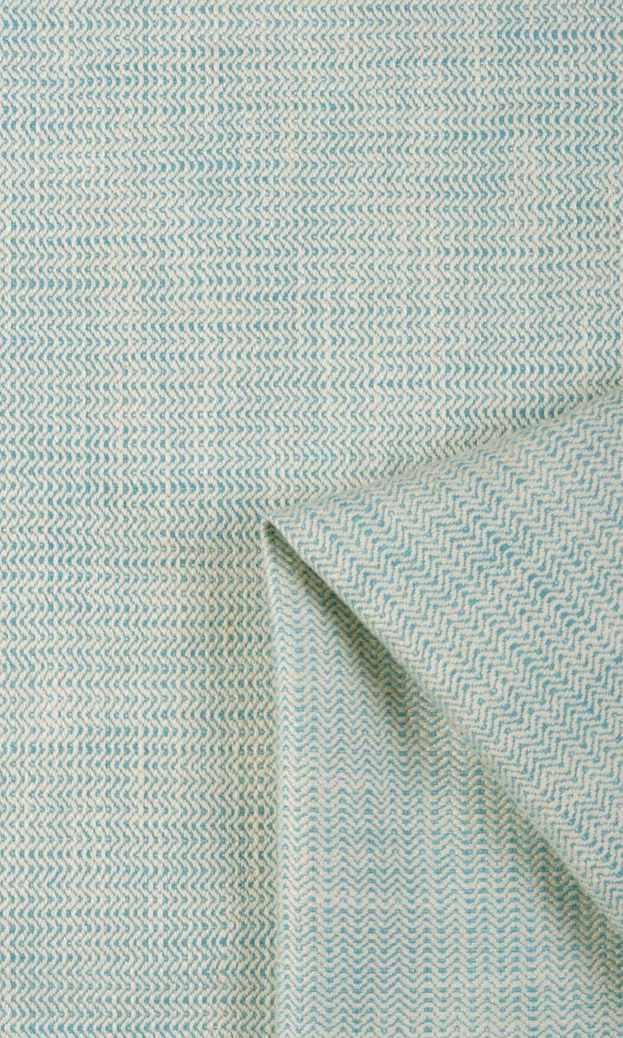 Textured Cotton Window Treatments Fabric By the Yard (Pastel Blue)