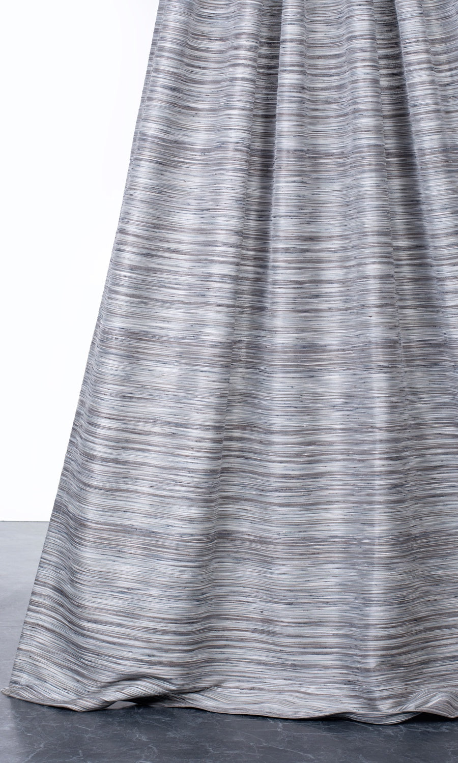 Textured Home Décor Fabric By the Yard (Charcoal Gray/ Black)