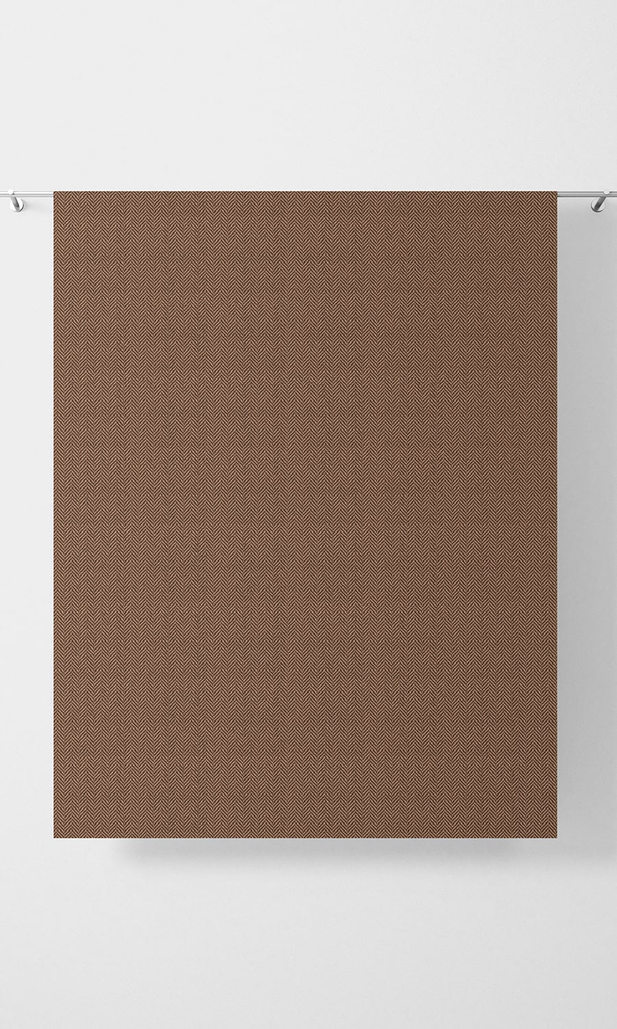 Herringbone Textured Fabric Material By the Yard (Red/ Orange)