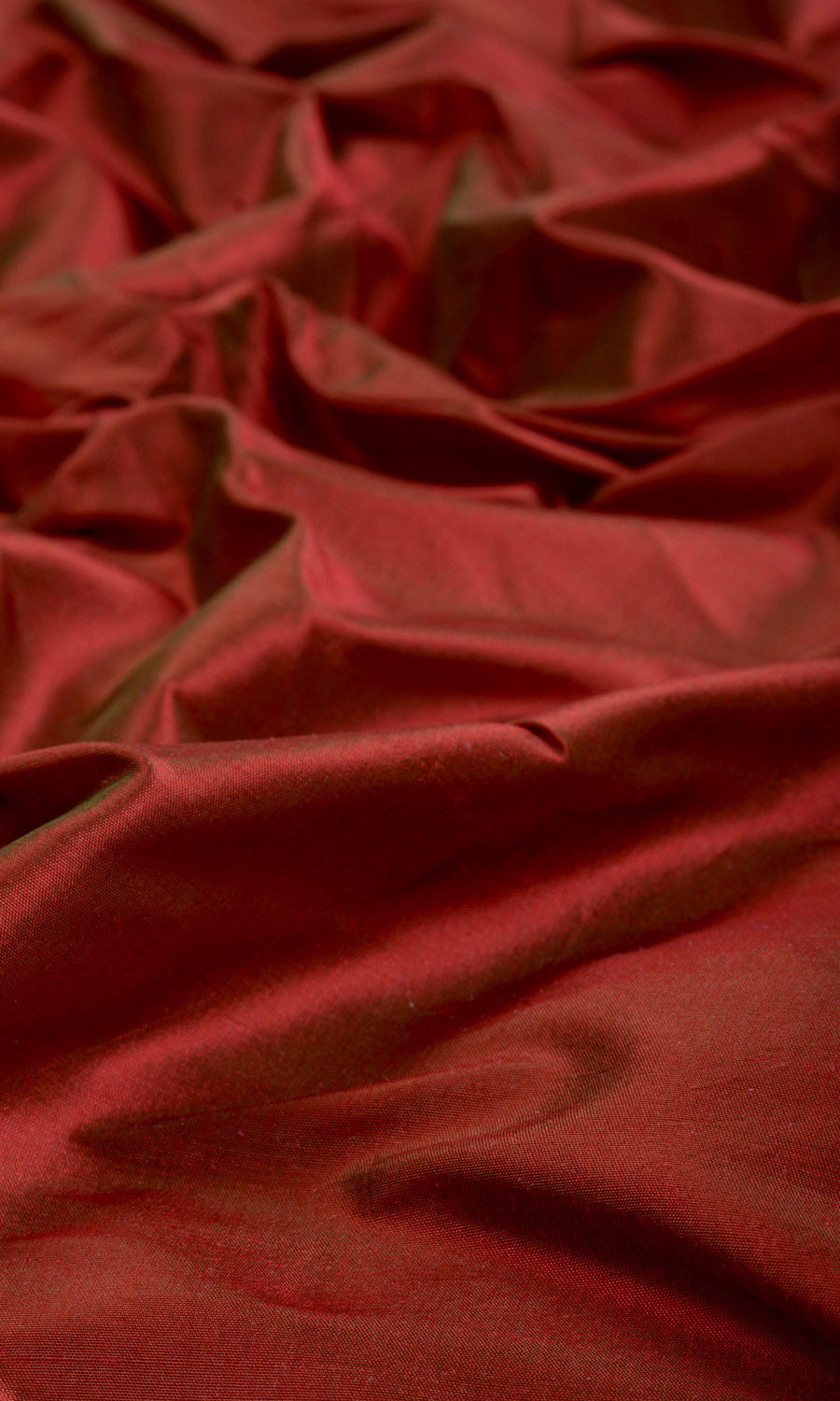 Shantung Silk Free Fabric Material Sample (Copper Red)