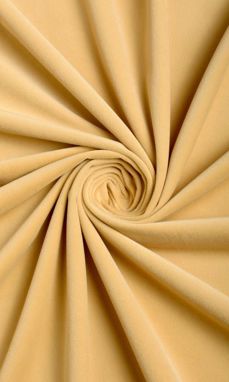 Velvet Home Décor Fabric By the Yard (Pale Yellow)