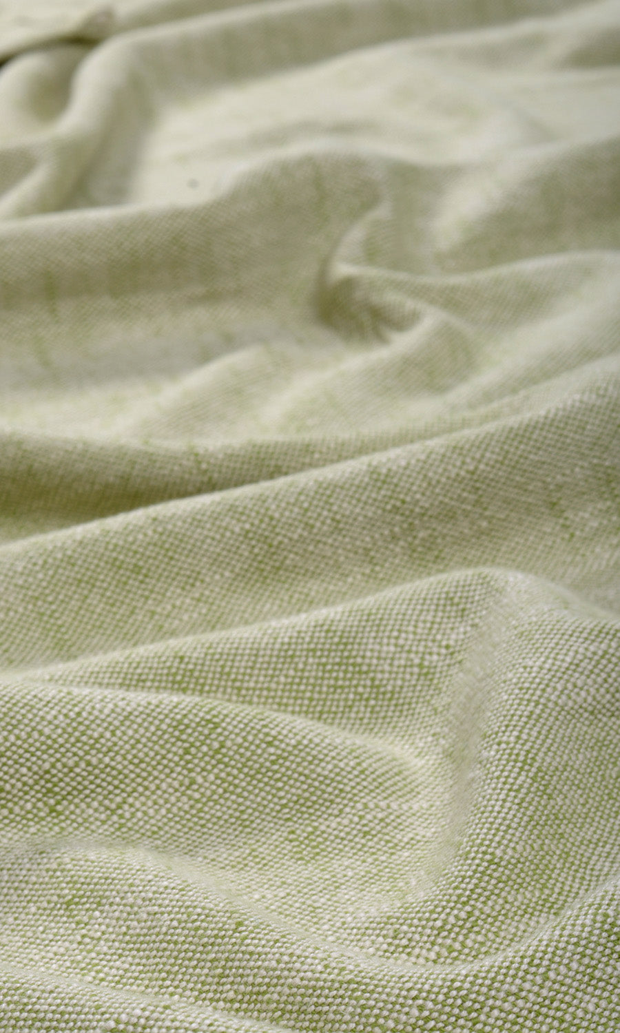 Plain Cotton Fabric By the Yard for Curtains & Drapes (Light Green)