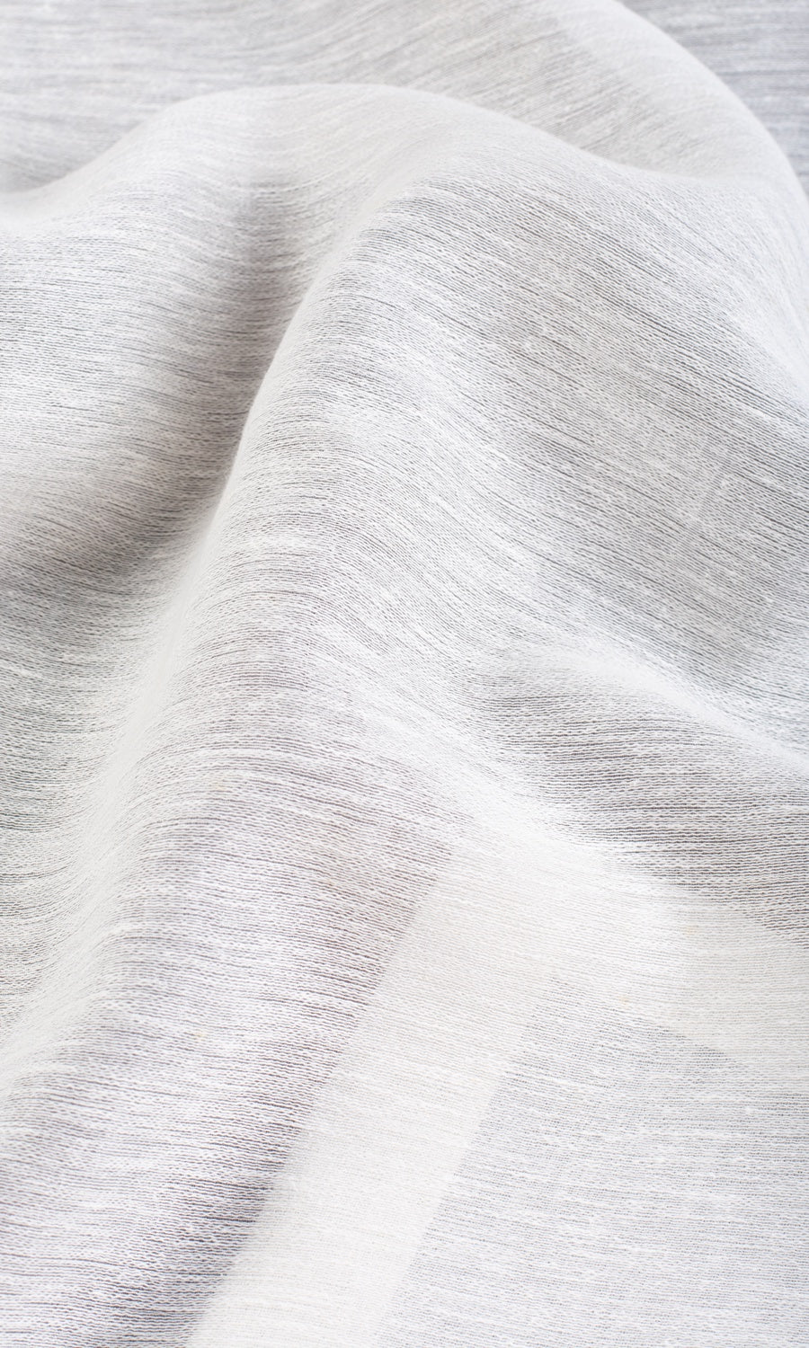 Plain Semi-Sheer Fabric Sample for Curtains & Drapes (White)