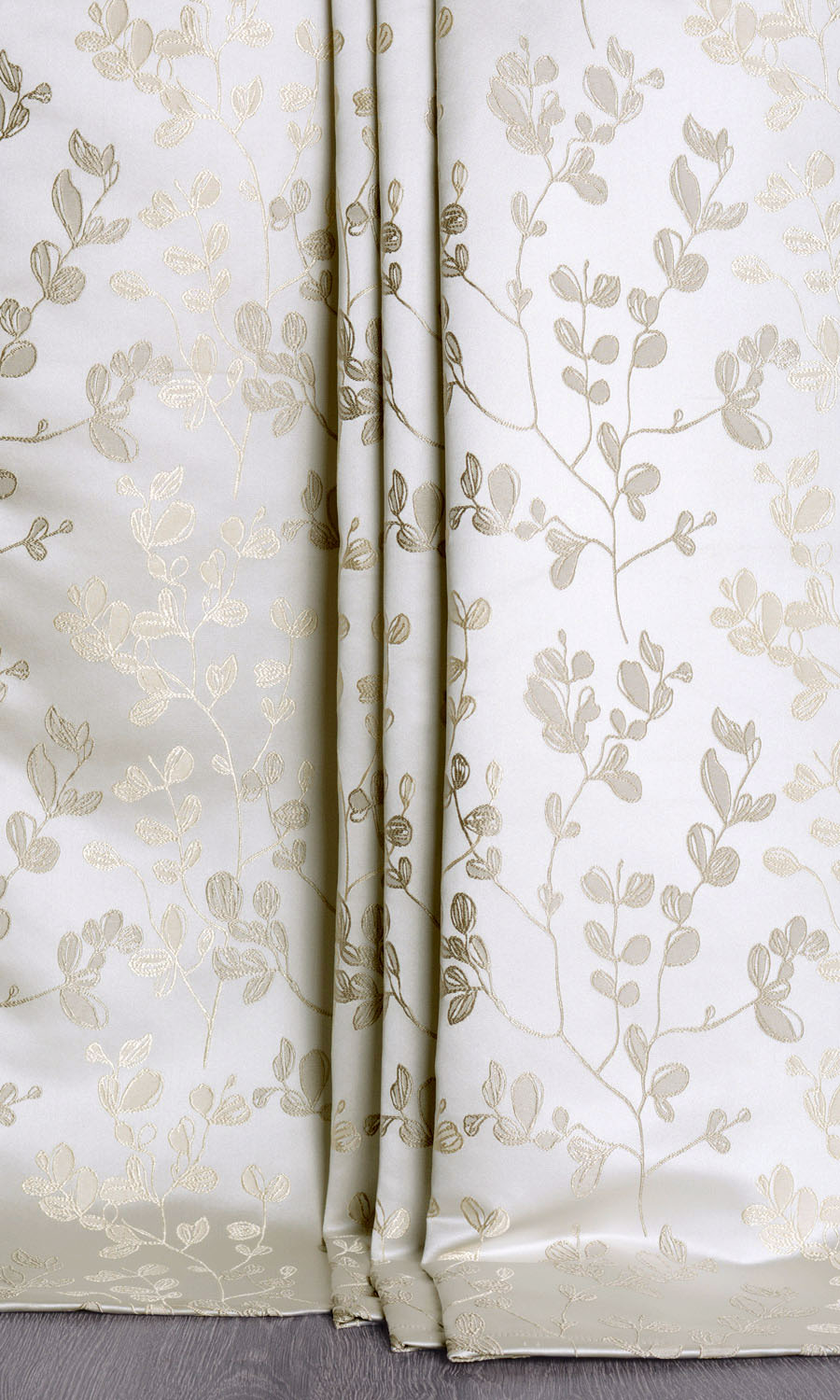 Floral Home Textile Fabric Material By the Yard (Cream/ Beige)
