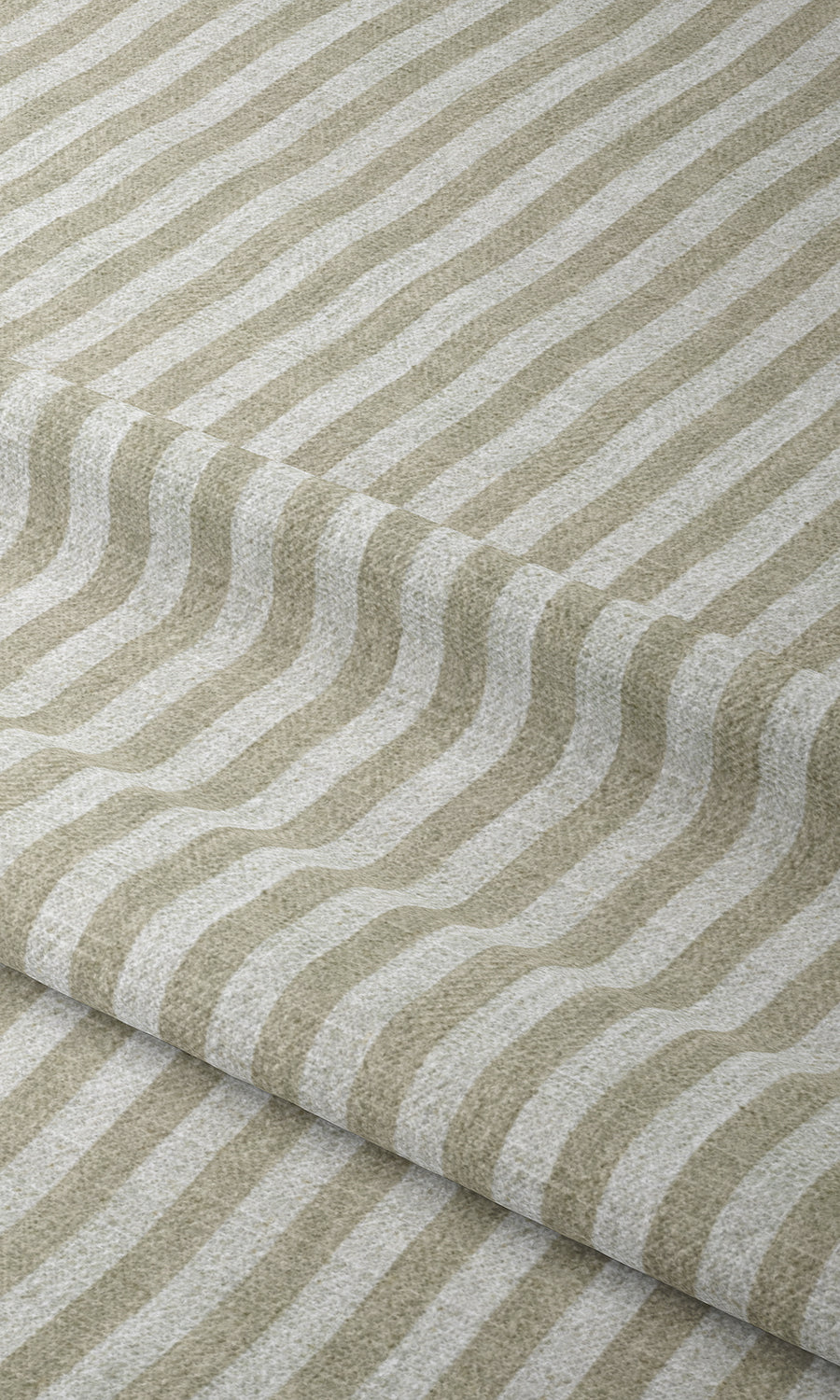 Striped Window Treatments Fabric Sample (Beige/ White)