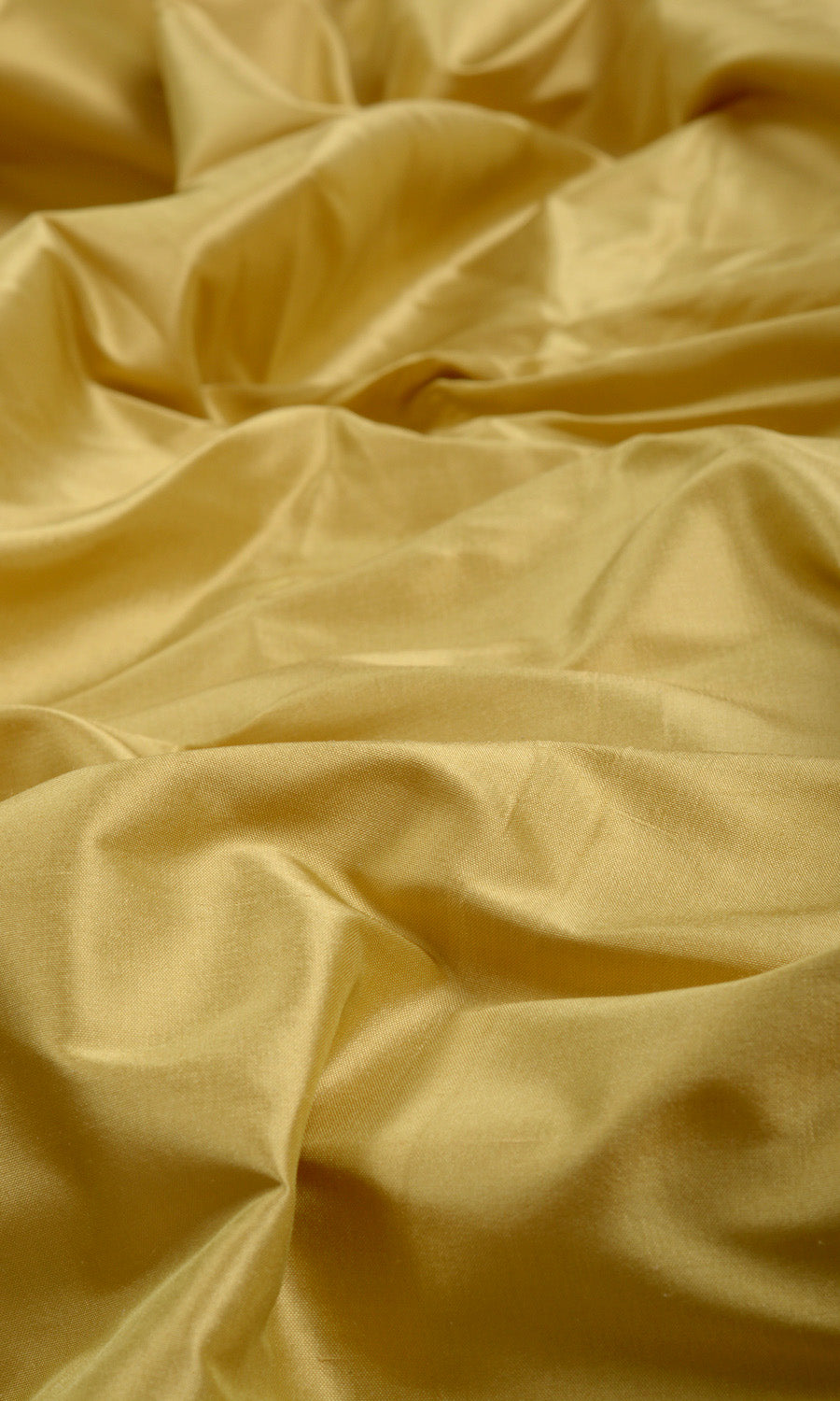 Shantung Silk Fabric Material By the Yard (Ochre/ Mustard Yellow)
