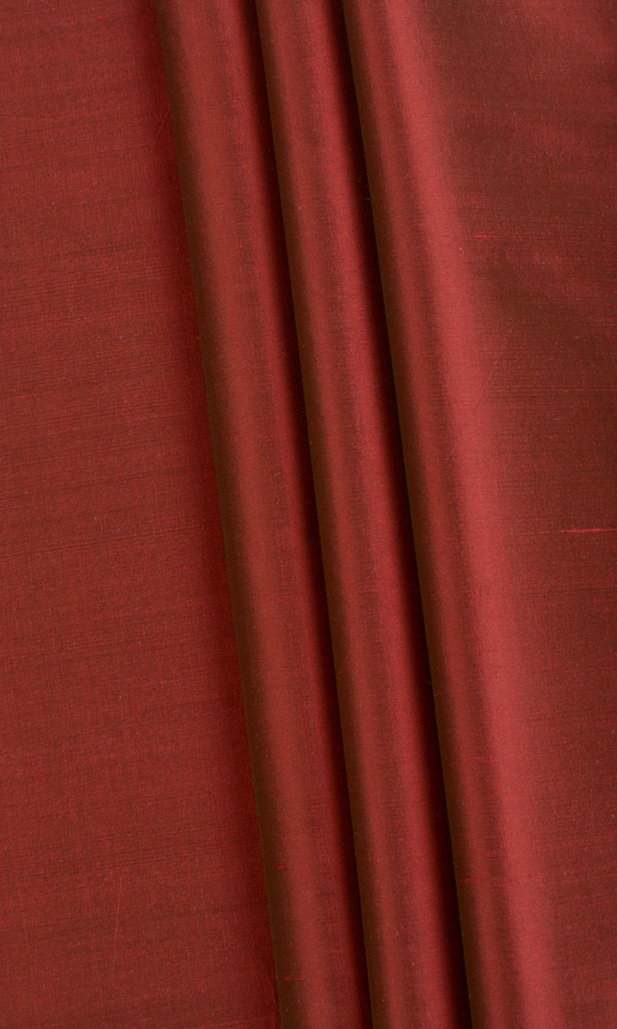 Shantung Silk Fabric By the Yard for Curtains & Drapes (Copper Red)