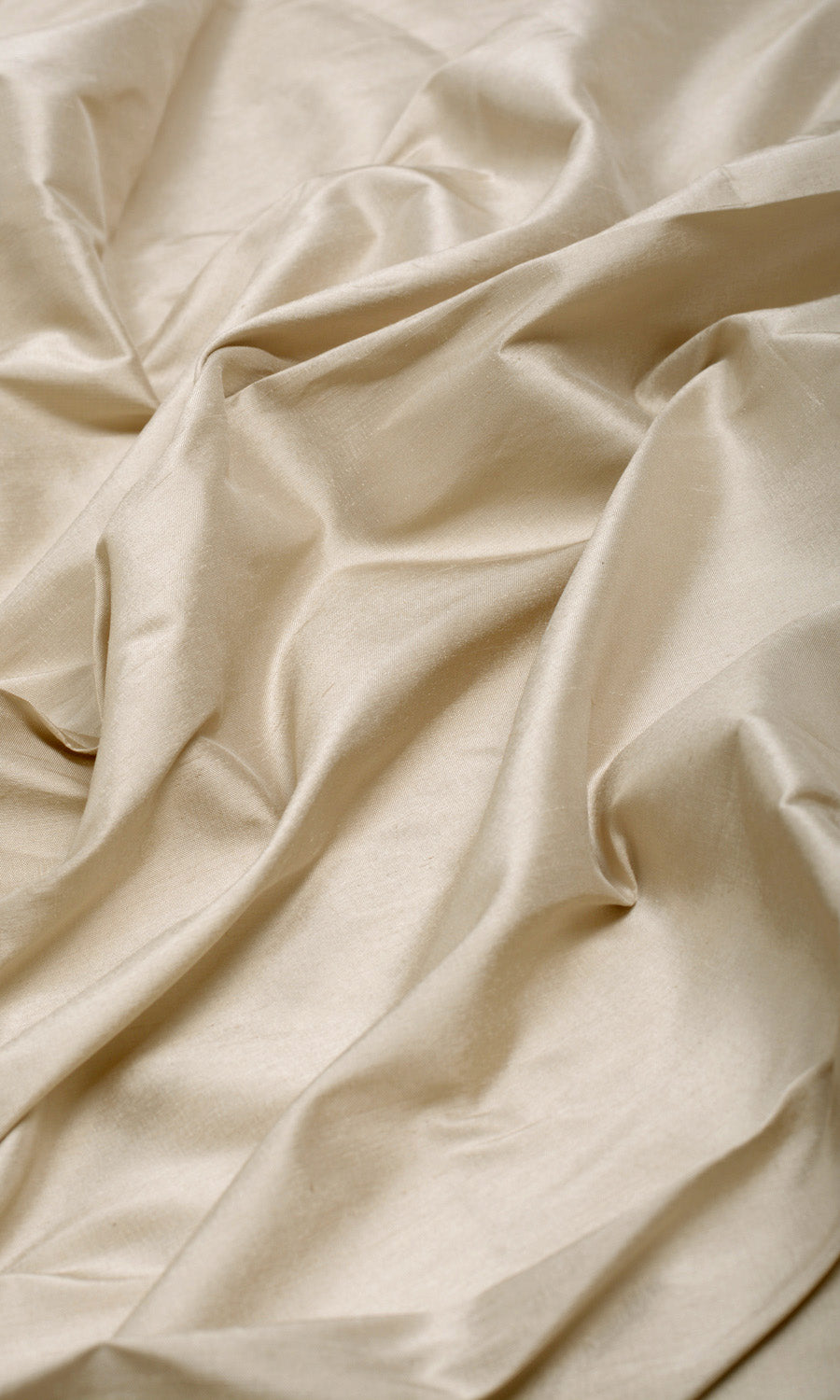 Shantung Silk Home Textile Fabric Material Sample (Wheat Beige)