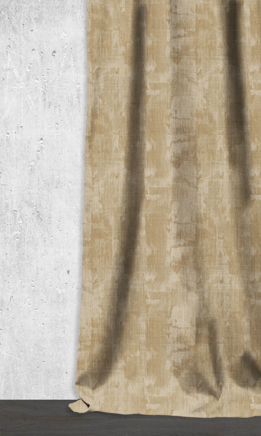 Modern Striped Window Treatments Fabric By the Metre (Brown/ Beige)