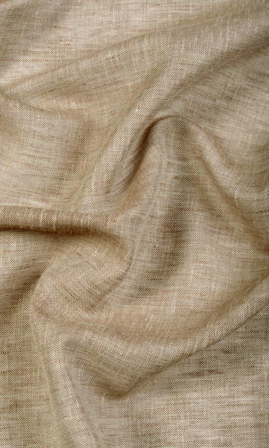 Linen Sheer Home Décor Fabric By the Yard (Beige/ Brown/ Umber)
