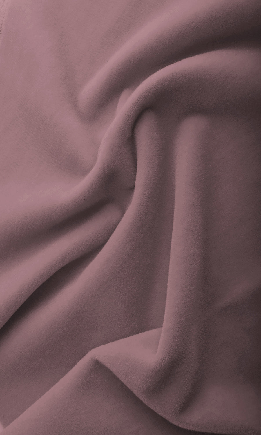 Velvet Home Textile Fabric Material Sample (Dusty Pink)