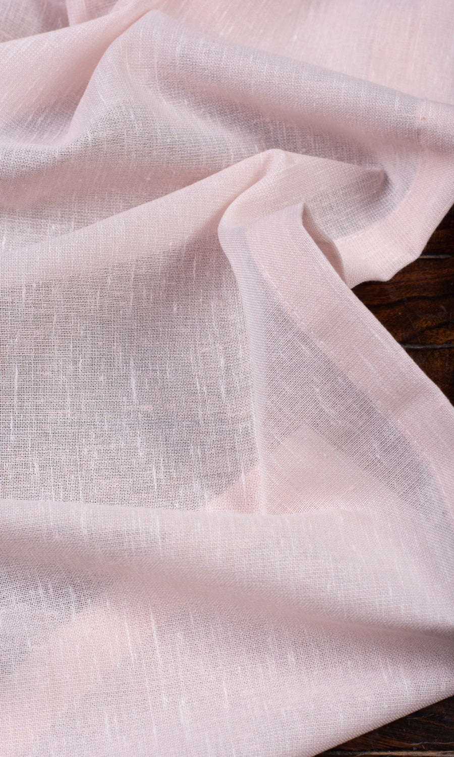 Plain Sheer Home Décor Fabric By the Yard (Powder Pink)
