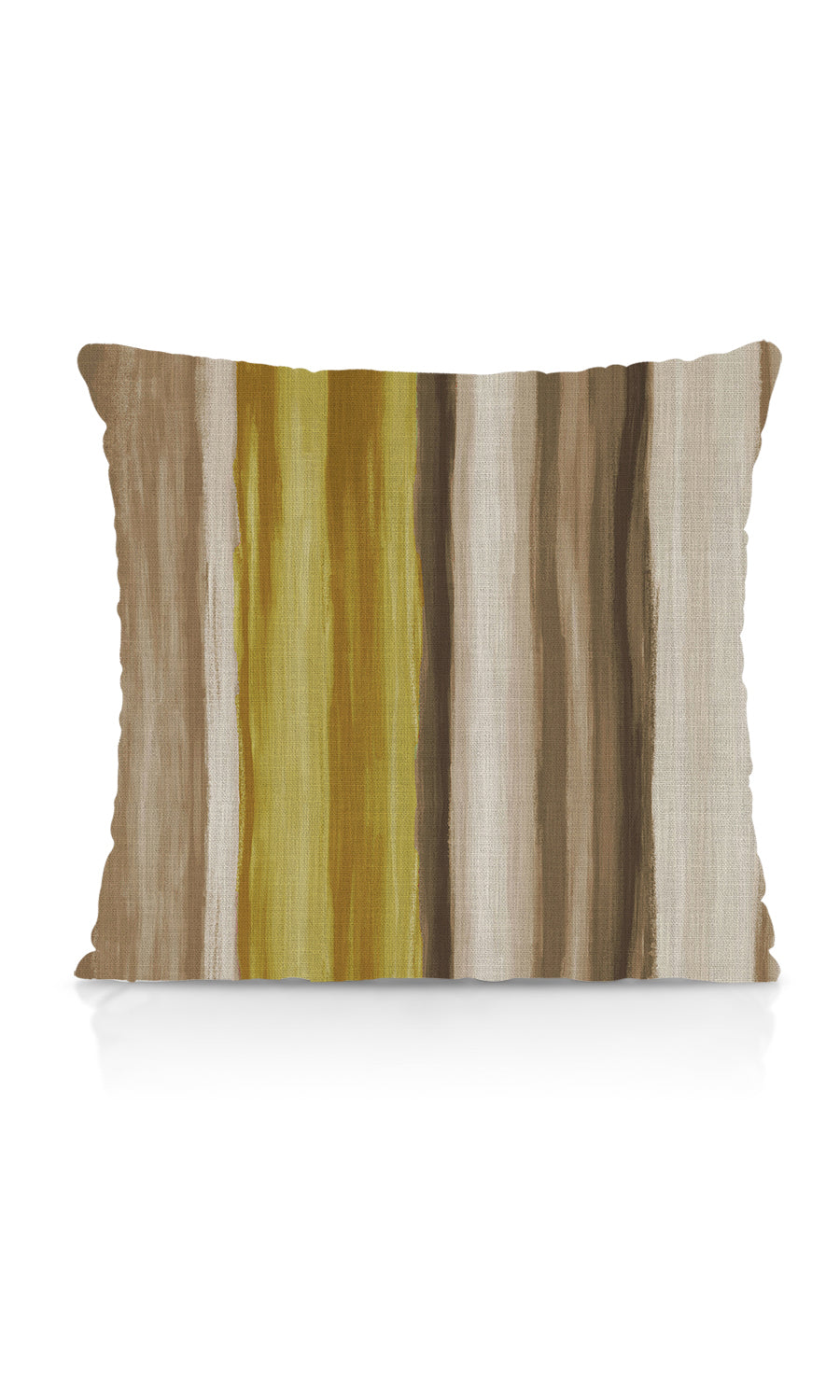 Modern Striped Home Textile Fabric Material By the Metre (Yellow/ Brown)