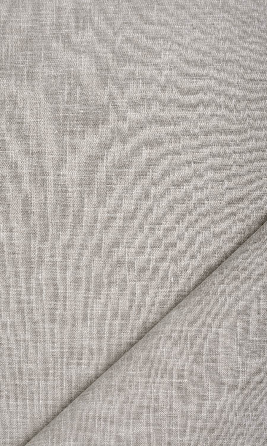 Poly-Cotton Blend Home Textile Fabric Material Sample (Warm Grey)