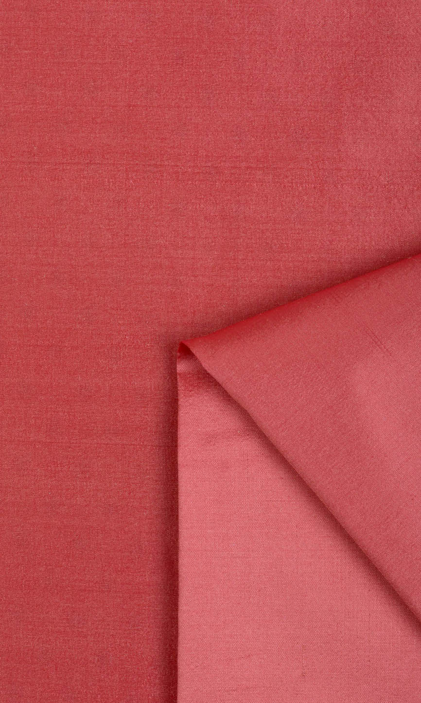Shantung Silk Free Fabric Material Sample (Pink Punch)