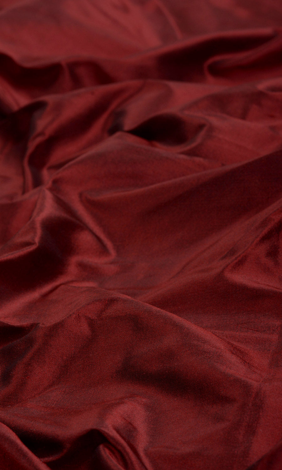 Shantung Silk Home Textile Fabric Material By the Yard (Burgundy Red)