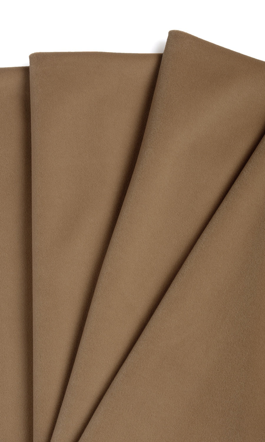 Velvet Window Treatments Fabric By the Yard (Burnt Orange/ Brown)