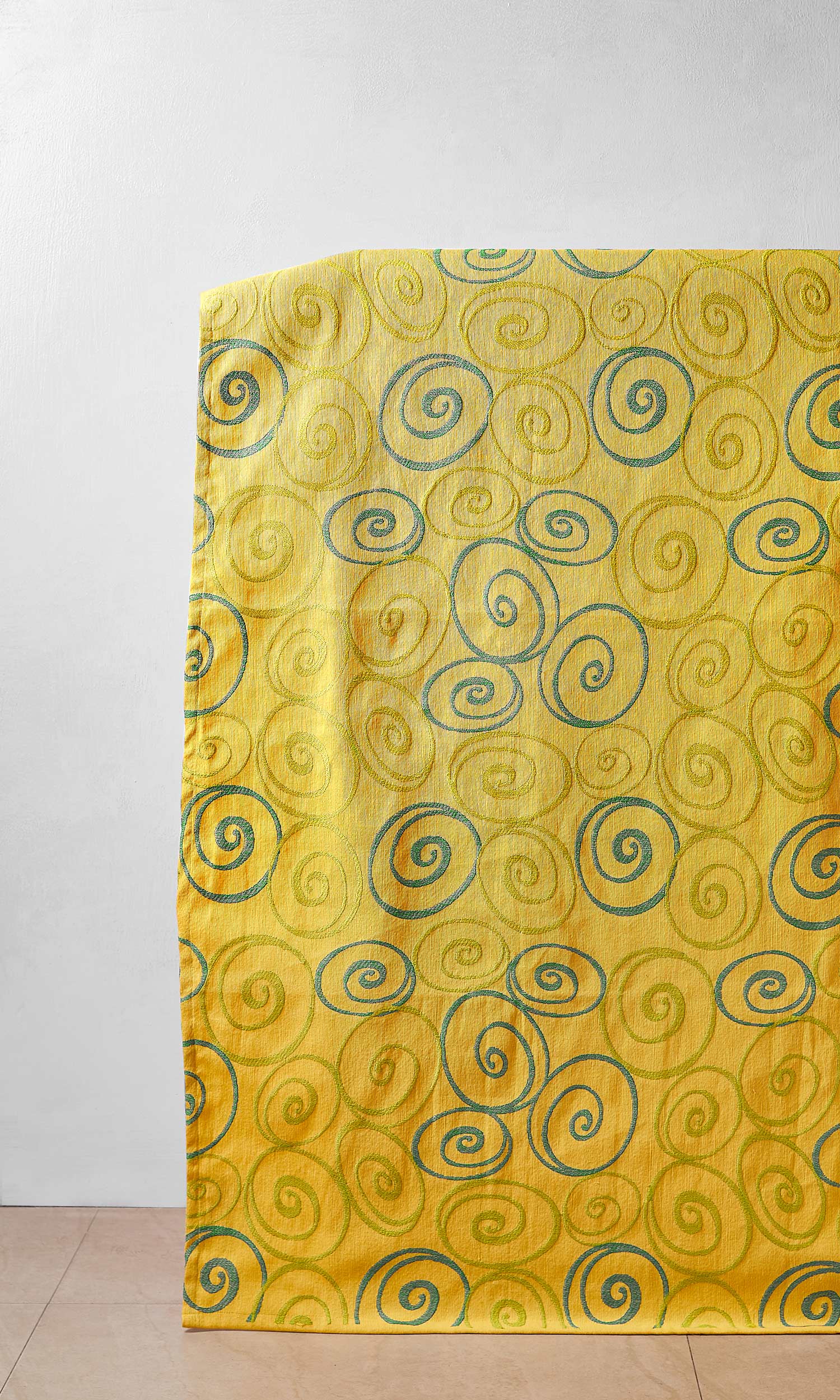 Cotton Window Treatments Fabric Sample (Yellow Cotton)