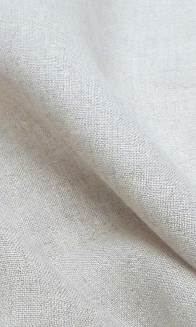 Pure Linen Window Treatments Fabric Sample (Brown)