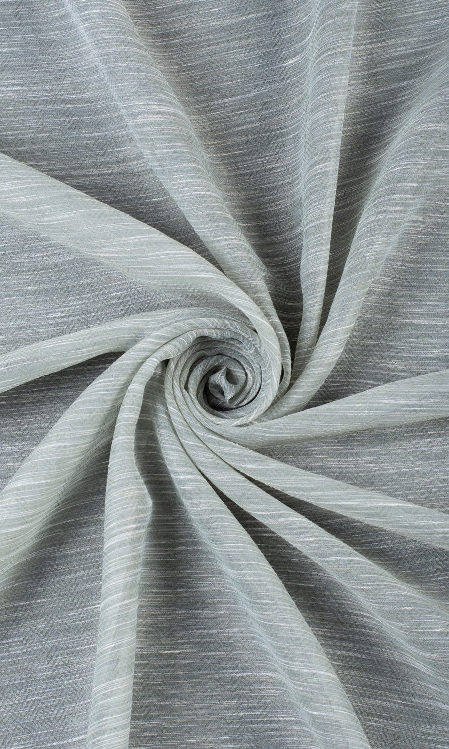 Textured Sheer Window Treatments Fabric By the Yard (Grey-Green)