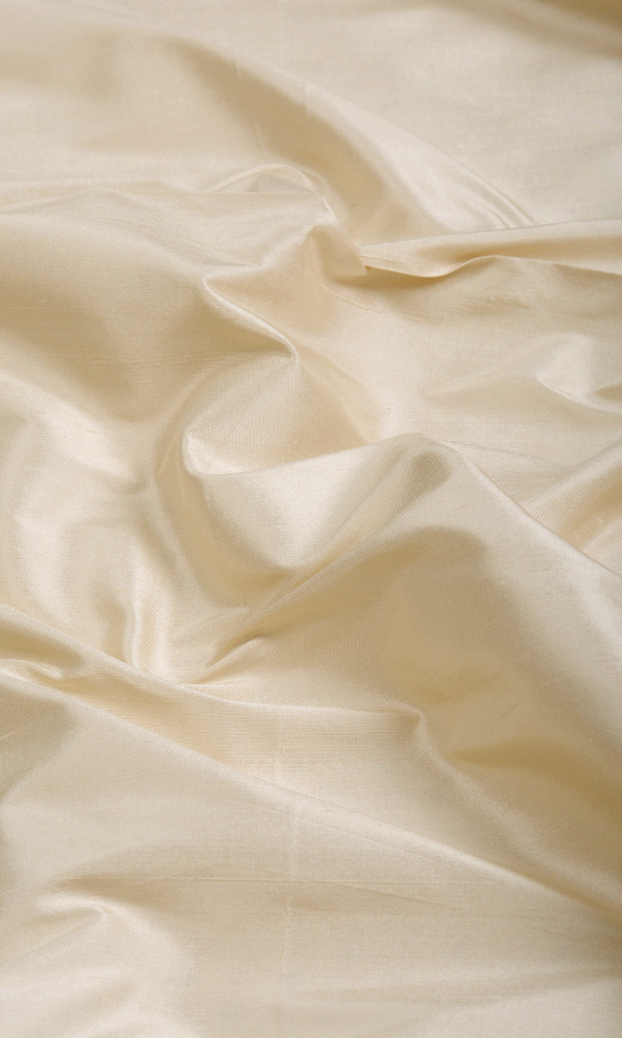 Shantung Silk Fabric Material By the Yard (Pale Beige)