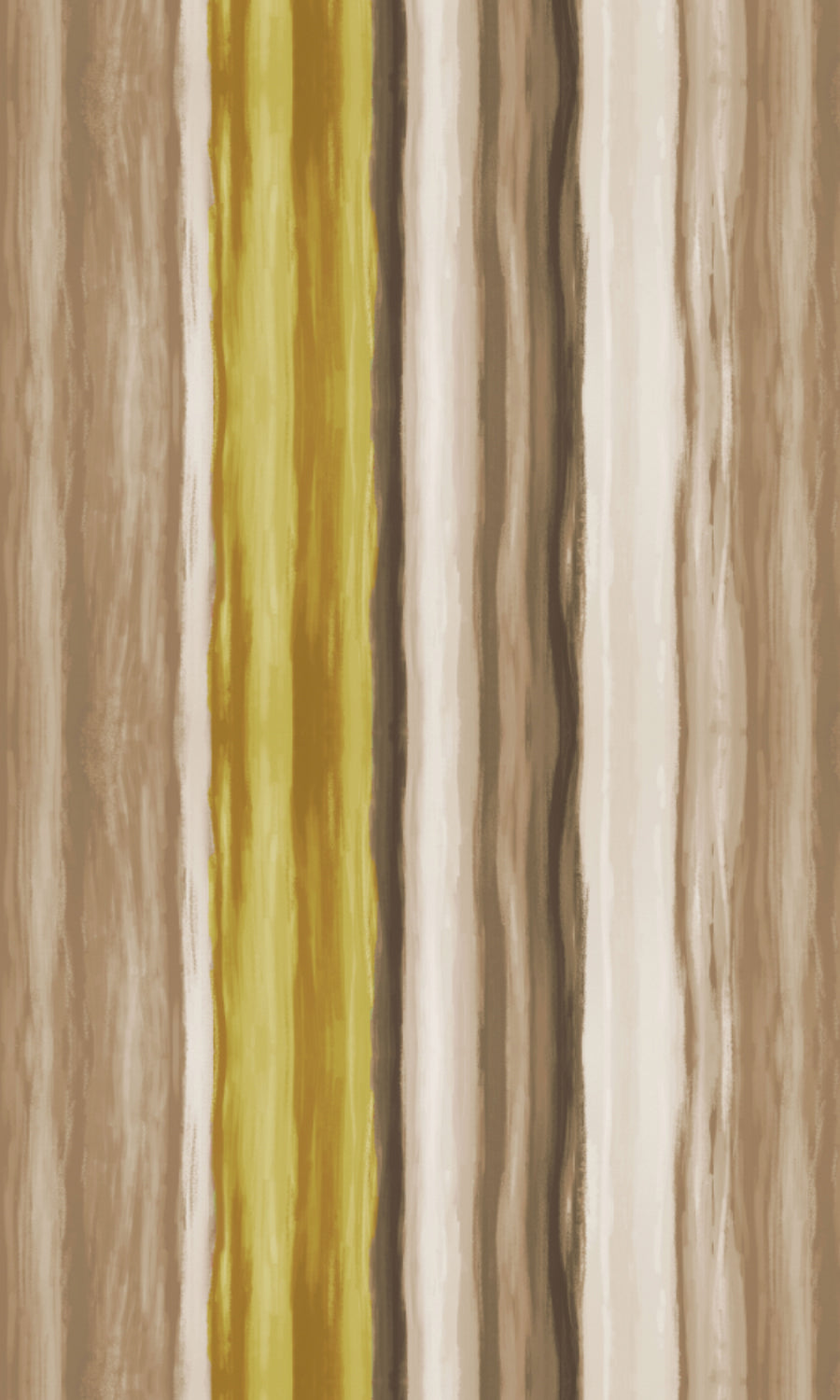 Room Darkening Striped Home Textile Fabric Material By the Yard (Yellow/ Brown)
