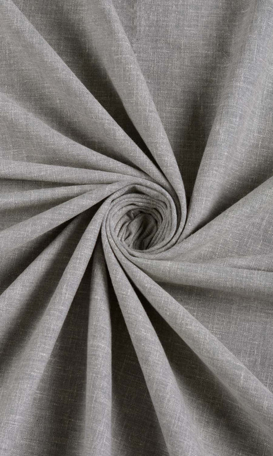 Linen Texture Home Décor Fabric By the Yard (Grey)