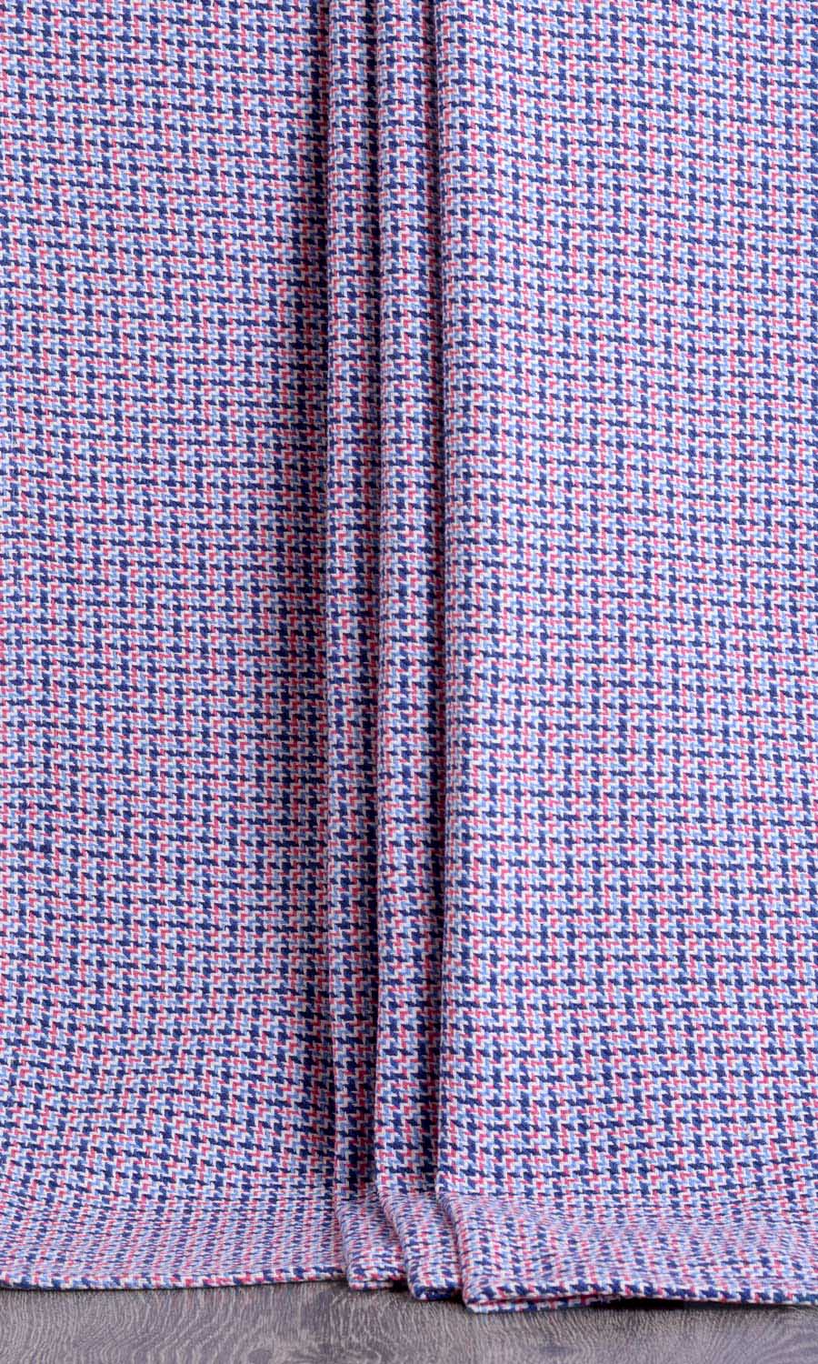 Basketweave Fabric Sample for Curtains & Drapes (Violet/ Purple/ Pink)
