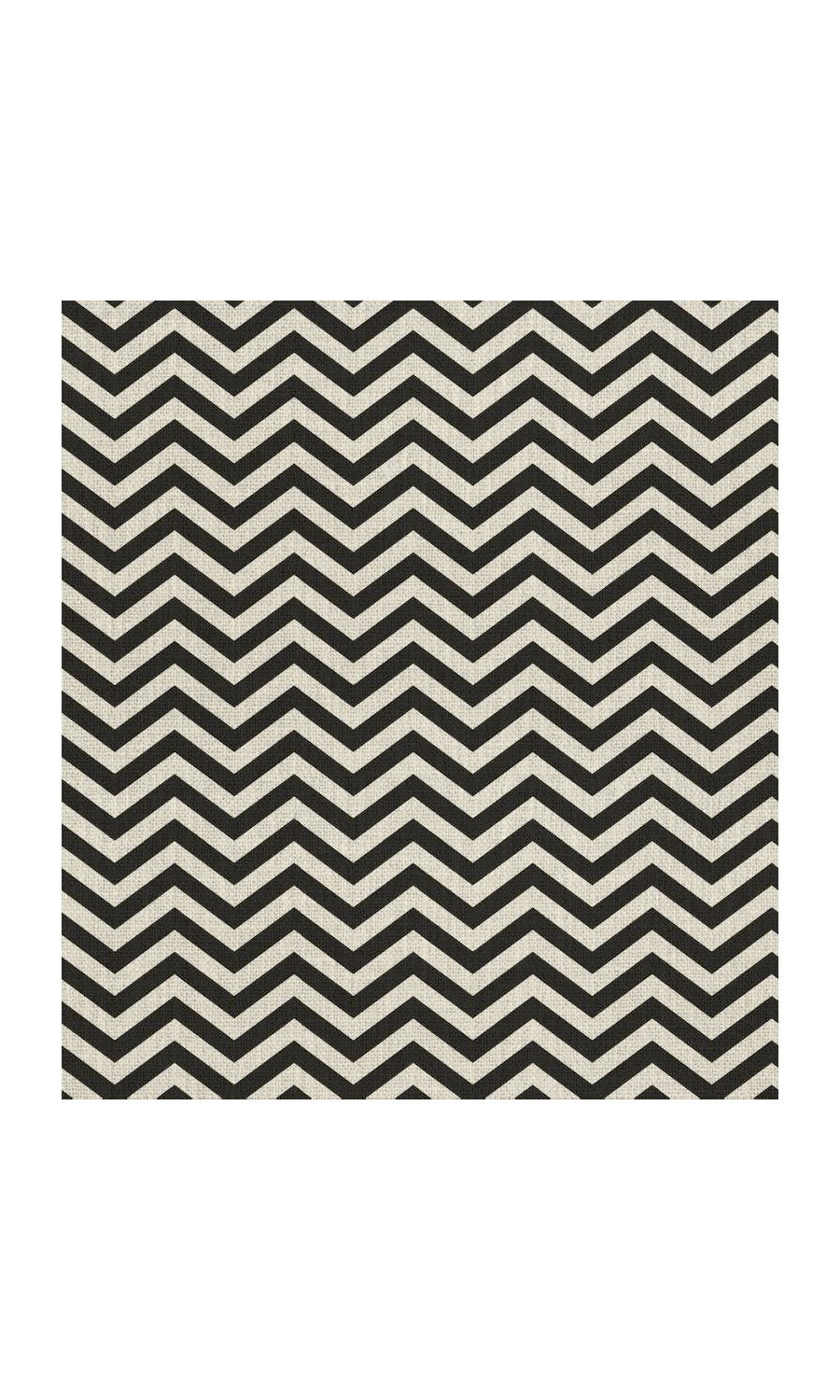 Modern Print Home Textile Fabric Material Sample (Black/ Ivory)