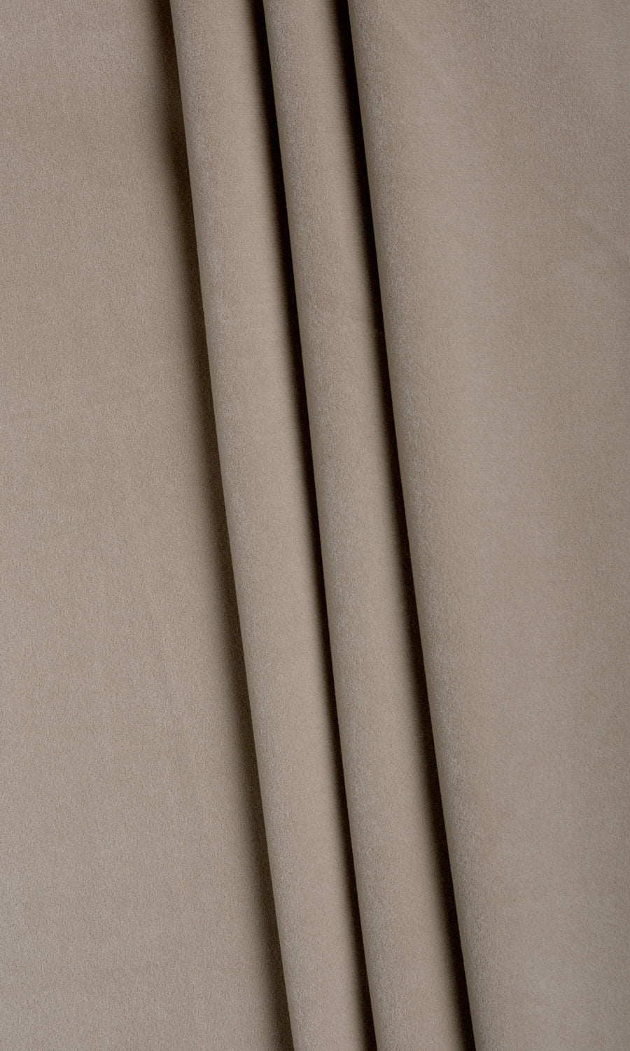 Velvet Fabric Material By the Yard (Taupe)
