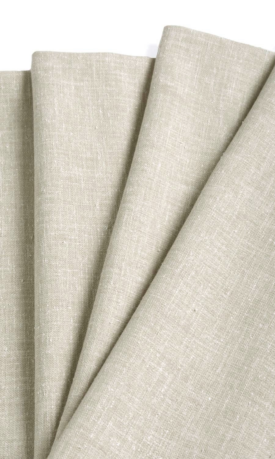 Poly-Cotton Blend Window Treatments Fabric Sample (Warm Beige)