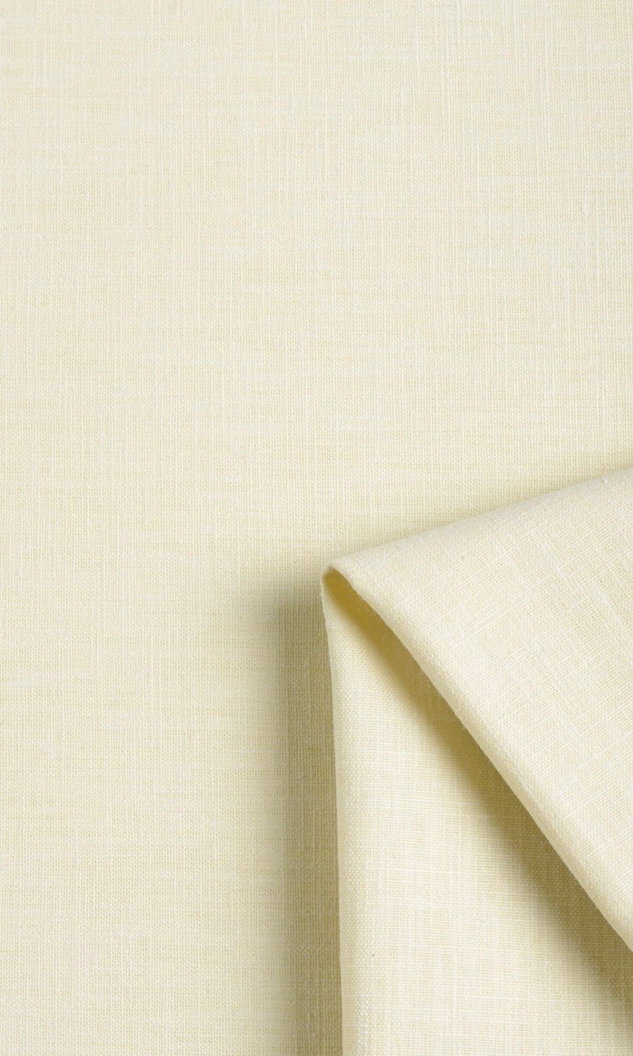 Linen Texture Window Treatments Fabric By the Yard (Warm Ivory)